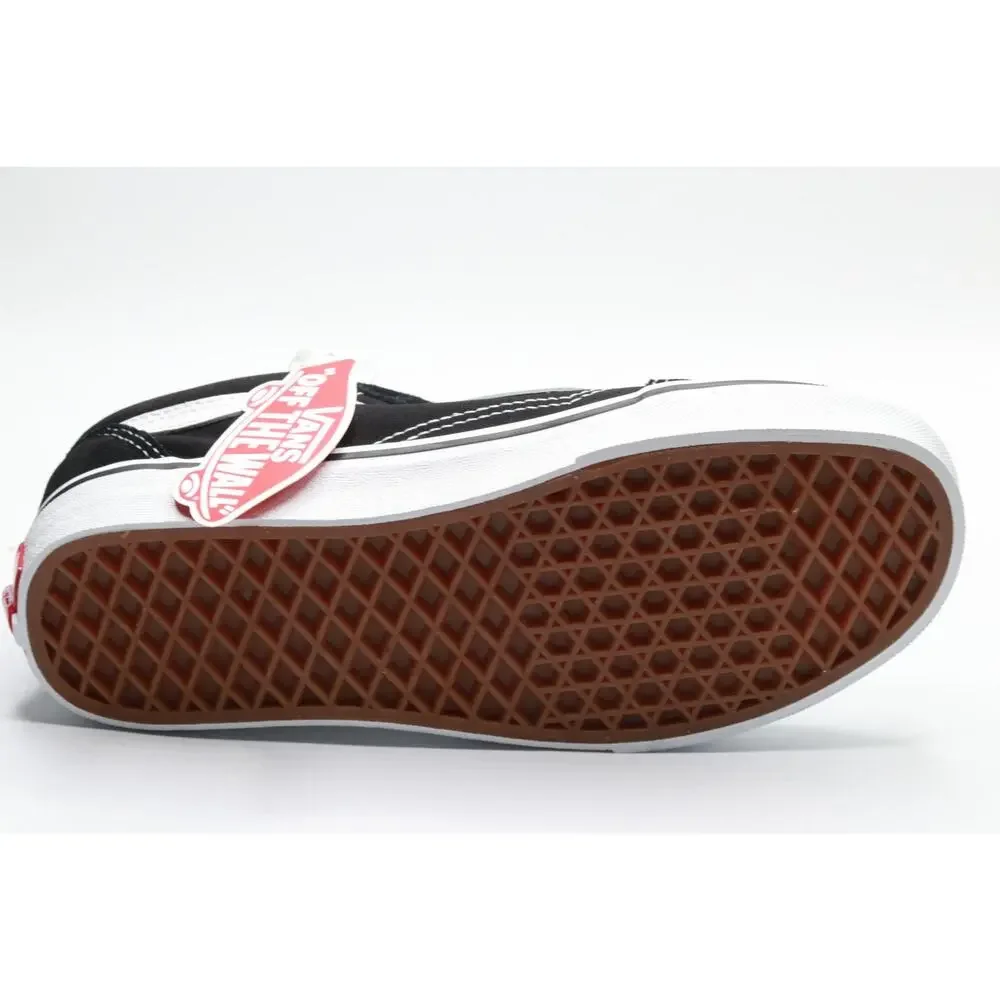 VANS OLD SKOOL, BLACK WHITE, (6 MEN , 7.5 WOMEN) SNEAKERS